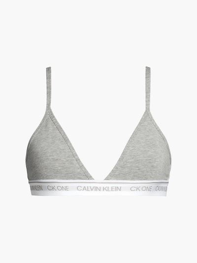 Calvin Klein Underwear HU555667 | Calvin Klein CK One Női Triangle Melltartó Szürke